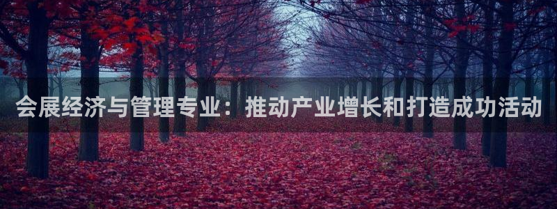 果博官网客服：会展经济与管理专业：推动产业增长和打造成功活动