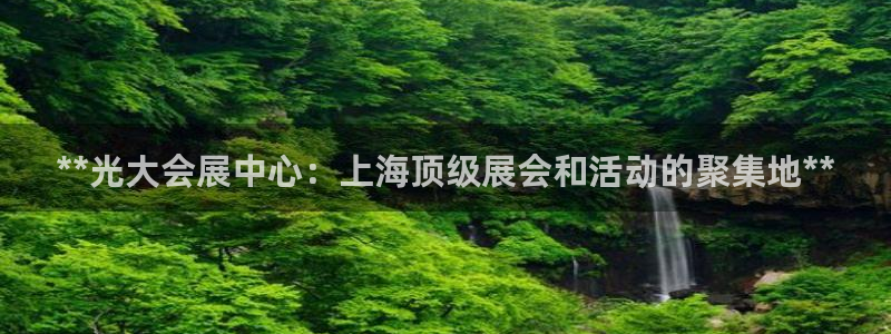 果博公司网站：**光大会展中心：上海顶级展会和活动的聚集地**