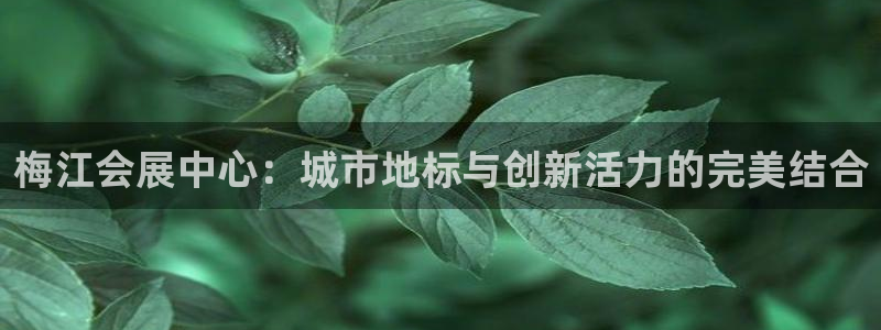 果博注册客服电话：梅江会展中心：城市地标与创新活力